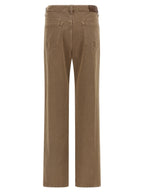 Brunello Cucinelli Beige Cotton Straight-Leg Jeans