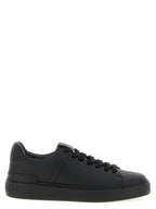 Balmain Black Calfskin Low Top Sneakers