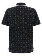 MCM Black Cotton Polo Shirt