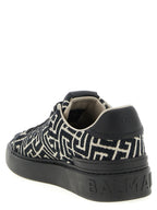 Black Cotton Sneakers