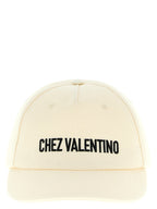 Valentino Garavani Beige Cotton Cap (Baseball Hat)