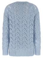 Fabiana Filippi Blue Virgin Wool Cardigan