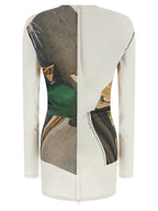 Issey Miyake White Polyamide Cardigan