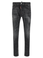 Black Cotton Jeans Denim