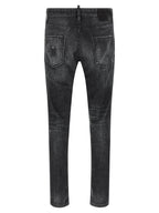 Black Cotton Jeans Denim