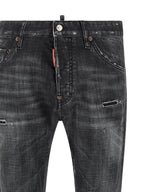Black Cotton Jeans Denim