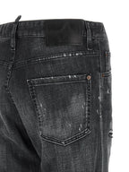 Black Cotton Jeans Denim