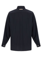 Marni Blue Virgin Wool Blouse