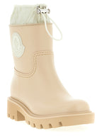 Moncler Beige Pvc Ankle Boots
