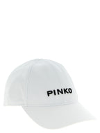 PINKO White Cotton Cap (Baseball Hat)