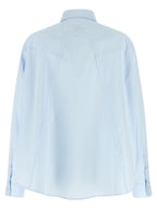 MM6 Maison Margiela Blue Cotton Blouse