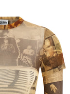 Multicolor Polyamide T-Shirt