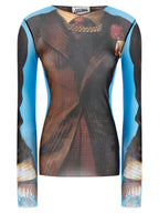 Jean Paul Gaultier Multicolor Polyamide Dress Shirt