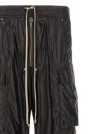 Black Nylon Cargo Pants