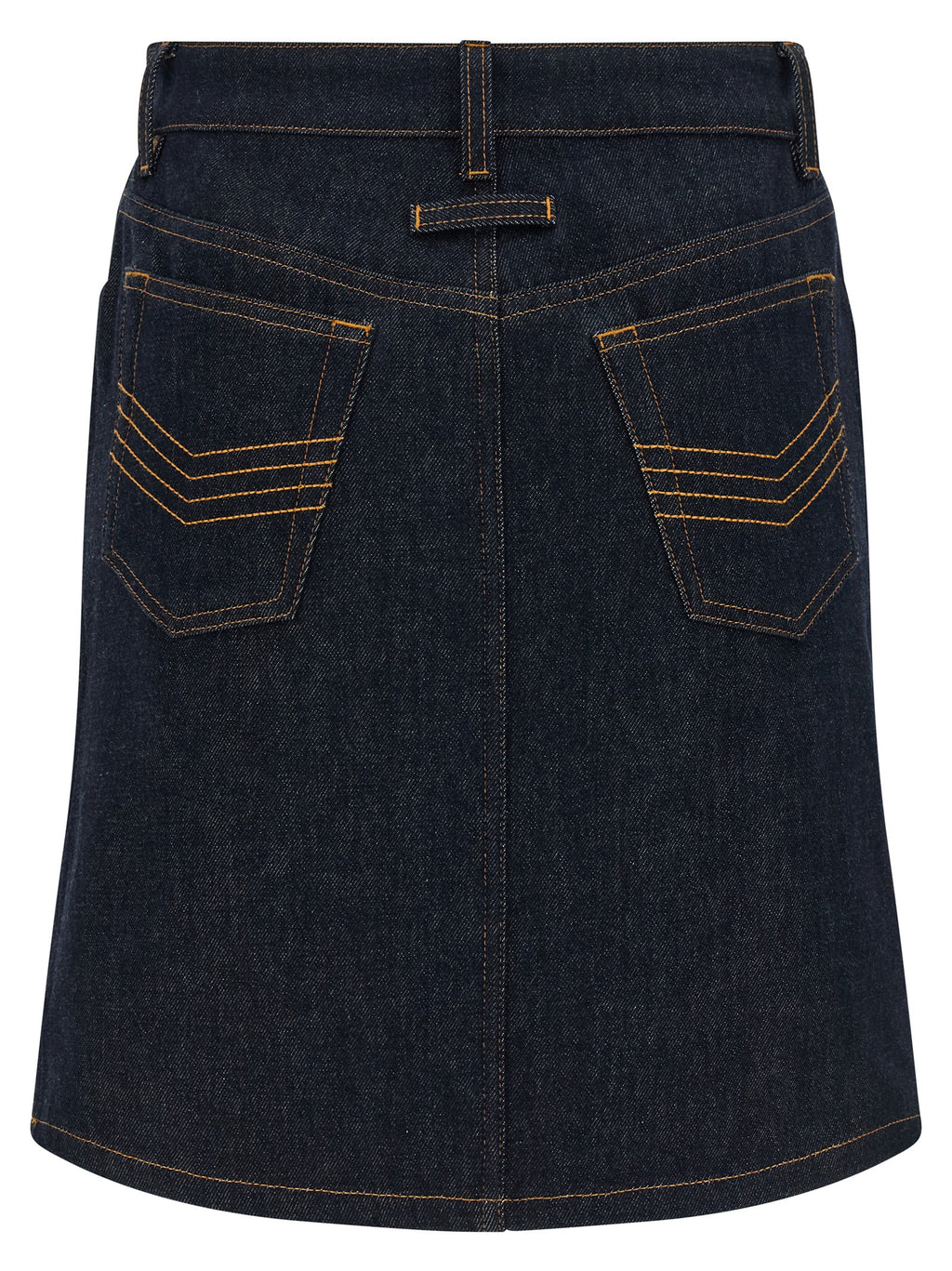 Jean Paul Gaultier Blue Cotton Long Skirt