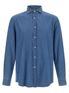 Blue Cotton Blouse