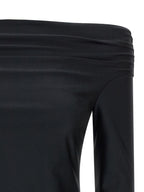 The Andamane Black Polyamide Tank Tops