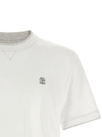 Brunello Cucinelli White Cotton T-Shirt