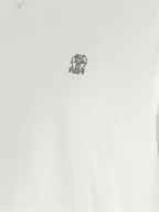 Brunello Cucinelli White Cotton T-Shirt
