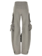 The Attico Gray Cotton Cargo Pants