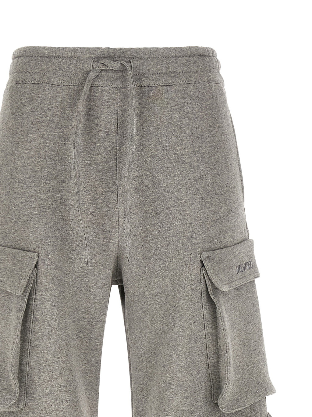 The Attico Gray Cotton Cargo Pants