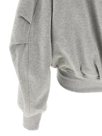 The Attico Gray Cotton Sweatshirt
