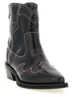 Ganni Black Polyethylene Chelsea Boots