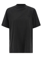 The Attico Black Cotton T-Shirt