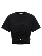 Paco Rabanne Black Cotton T-Shirt