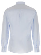 Brunello Cucinelli Blue Cotton Blouse