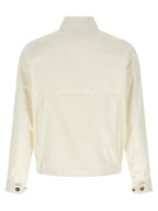 Brunello Cucinelli White Cotton Full-Length Jacket