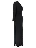 Elisabetta Franchi Black Viscose Long Dress