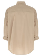 Brunello Cucinelli Beige Cotton Blouse