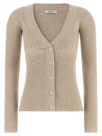 Max Mara Beige Wool Cardigan