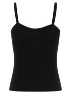 Max Mara Black Virgin Wool Tank Tops