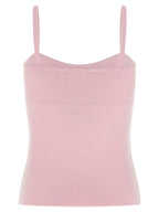 Max Mara Multicolor Virgin Wool Sleeveles T-Shirt