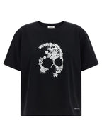 Alexander McQueen Bicolor Cotton T-Shirt