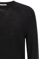 Jil Sander Black Virgin Wool Cardigan
