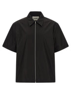 Jil Sander Black Cotton Blouse