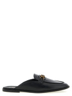 PINKO Black Calfskin Slides