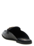 PINKO Black Calfskin Slides