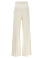 Max Mara White Cashmere Casual Pants