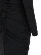 Black Viscose Long Dress