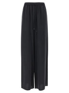 Max Mara Blue Silk Casual Pants