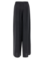 Max Mara Blue Silk Casual Pants