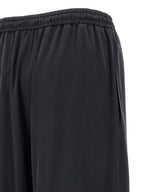 Max Mara Blue Silk Casual Pants