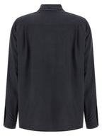 Max Mara Gray Silk Blouse