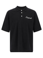 Dsquared² Black Cotton Polo Shirt
