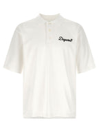 Dsquared² White Cotton Polo Shirt