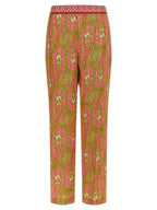 Multicolor Polyester Pants